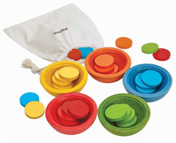 PlanToys sort and count cups