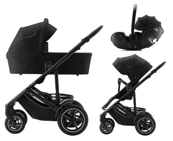 Britax Smile 5Z Kinderwagen-Set 3-in-1 mit Baby-Safe Pro i-Size Babyschale