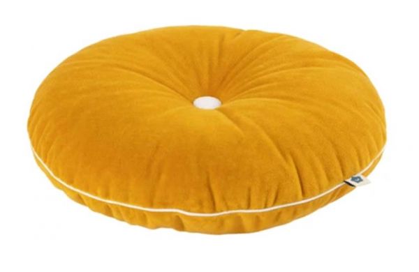 Wigiwama button cushion velvet