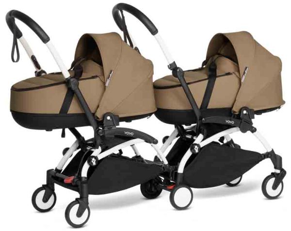 BABYZEN YOYO 2 twin stroller with carrycot
