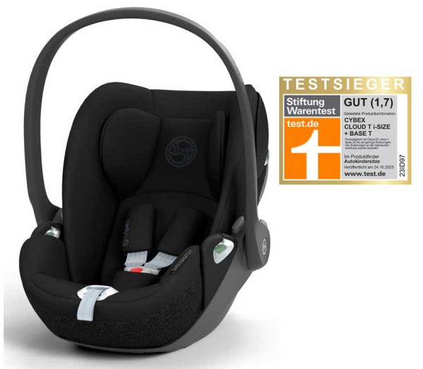 Cybex Cloud T i-Size baby car seat with lie-flat position