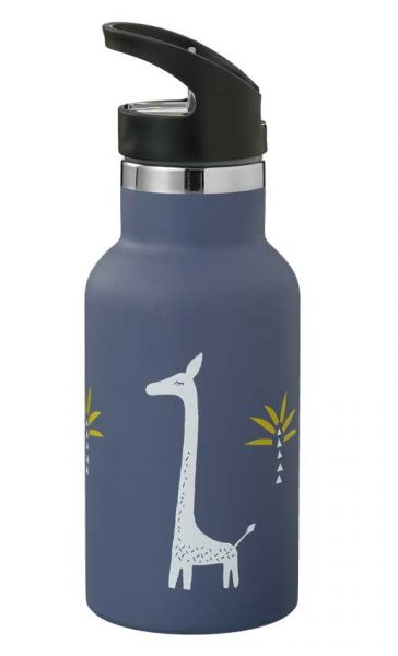 Fresk Trinkflasche Giraffe Deckel mit Strohhalm