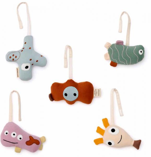 Kids Concept baby gym hanging figures Mikro-Neo - 5 pieces