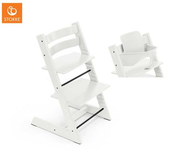 Stokke Tripp Trapp high chair with baby set