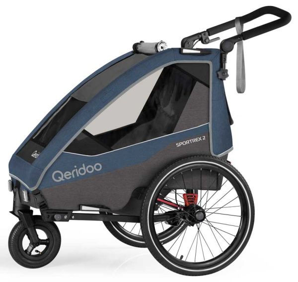 Qeridoo Sportrex 2 Kinderfahrradanhänger - 2023
