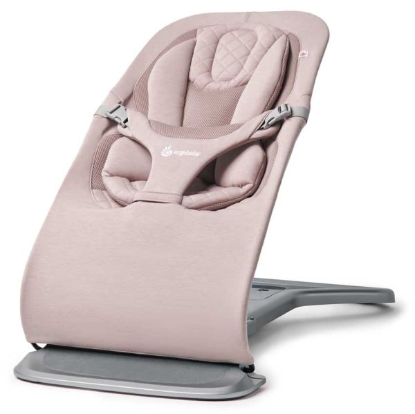 Ergobaby Evolve Babywippe mit Neugeboreneinsatz blush pink