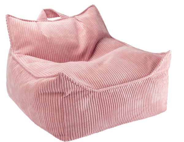 Wigiwama Sitzsack Beanbag Cord Chair Pink Mousse