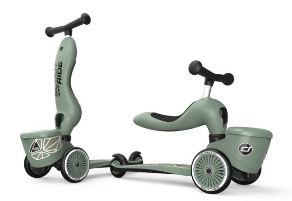 Scoot and Ride Highwaykick 1 Lifestyle Green Lines2-in-1